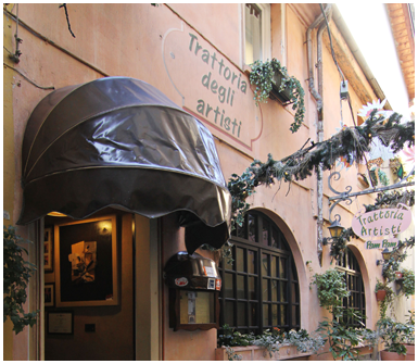 Aosta, Trattoria degli artisti