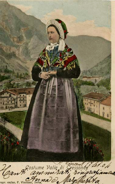 Tipico costume Walser