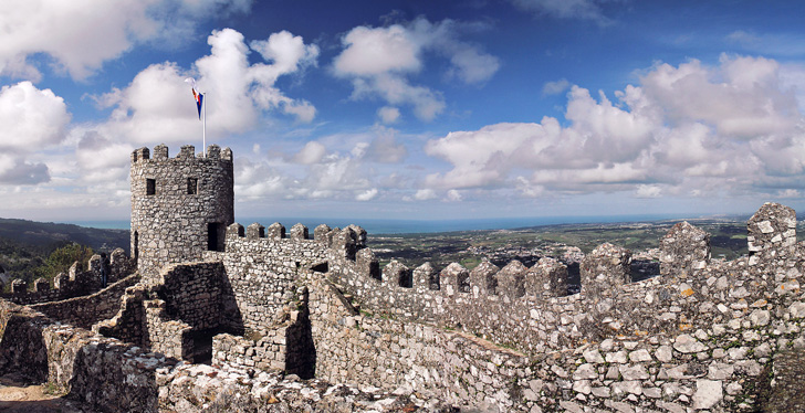 sintra, portogallo: Castelo dos Mouros